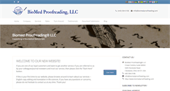 Desktop Screenshot of biomedproofreading.com